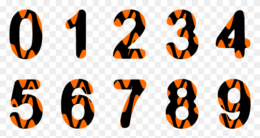2214x1098 Alphabet Numbers - Numbers PNG