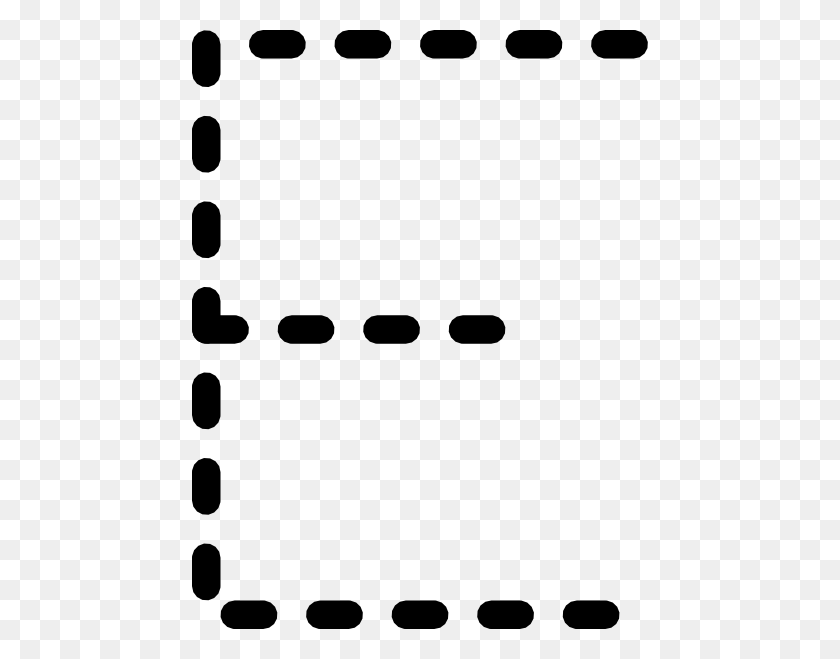 456x599 Alphabet Tracing Letter E Png, Clip Art For Web - Clipart Alphabet Letters