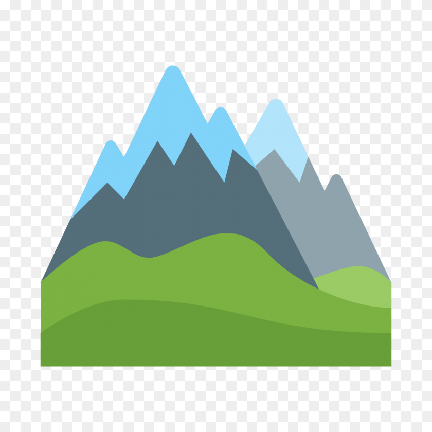 1600x1600 Alps Icon - Mountain Range PNG