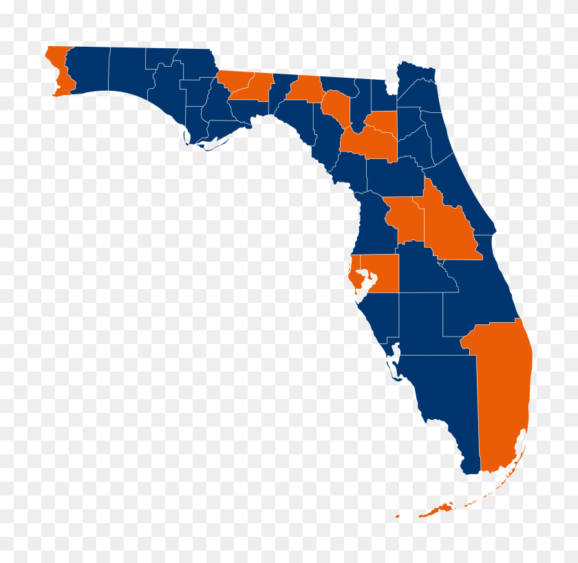 2000x1944 Alternate History Florida Presidential Election - Florida PNG