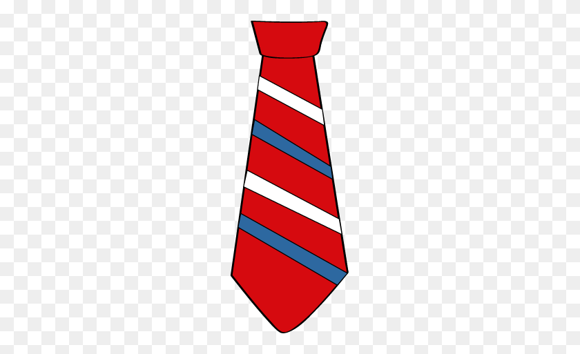 171x453 Alternate Redlue Tie Design For Cookies Clip Art Clothes - Red Tie Clipart