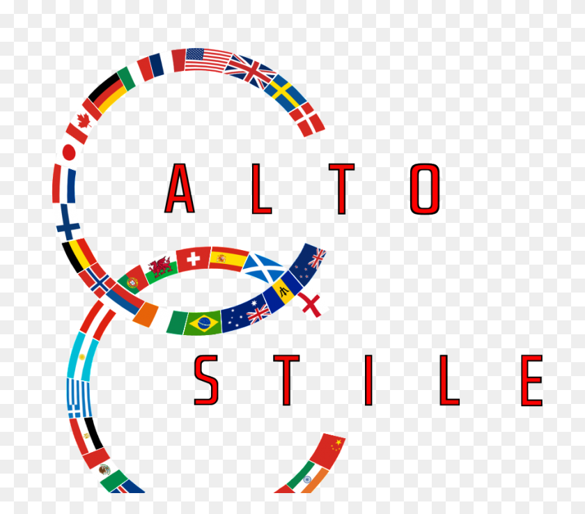 900x783 Alto Stile Mid Century Modern World Flags Logo Alto Stile - Clipart Moderno De Mediados De Siglo