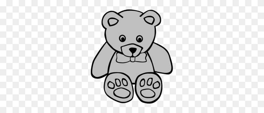 261x299 Aman Bear Clip Art - Teddy Bear Clipart PNG