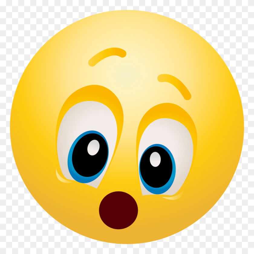 850x850 Amazed Emoticon Png - Emoticons PNG