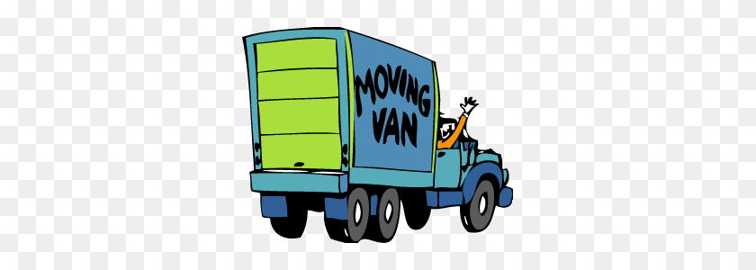 301x240 Amazing Moving Truck Clip Art Moving Van Clipart Best - Moving Truck Clipart Free