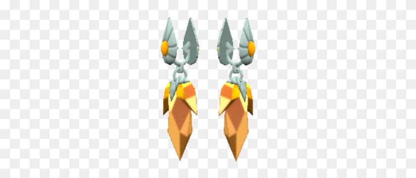 197x299 Amber Earrings - Breath Of The Wild PNG