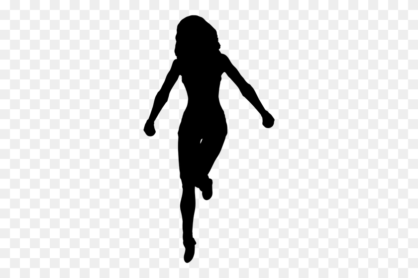 264x500 Ambiguous Female Silhouette - Ambiguous Clipart