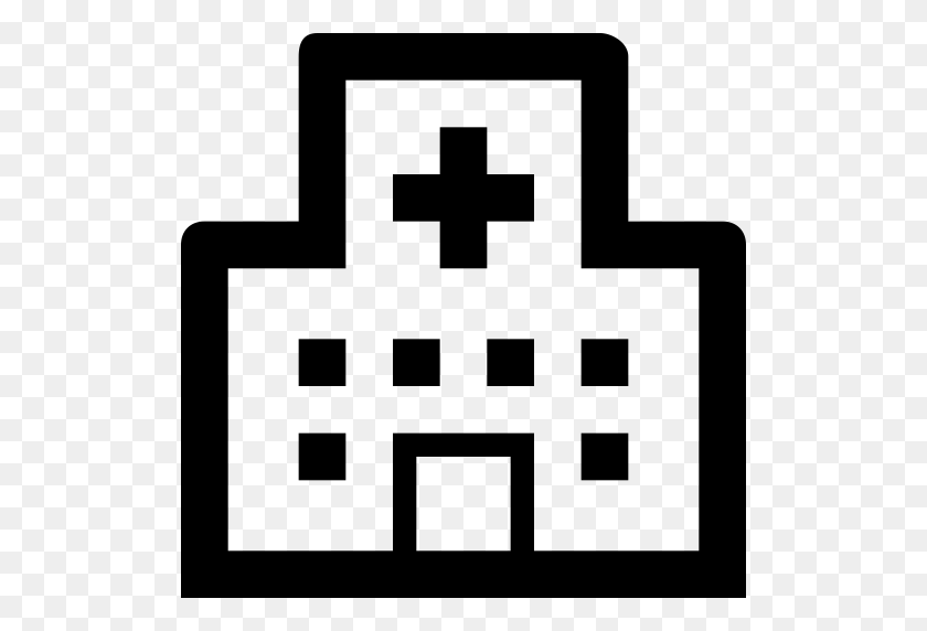 512x512 Ambulancia, Arquitectura, Edificio, Hospital, Médico, Medicina Icono - Hospital Icono Png
