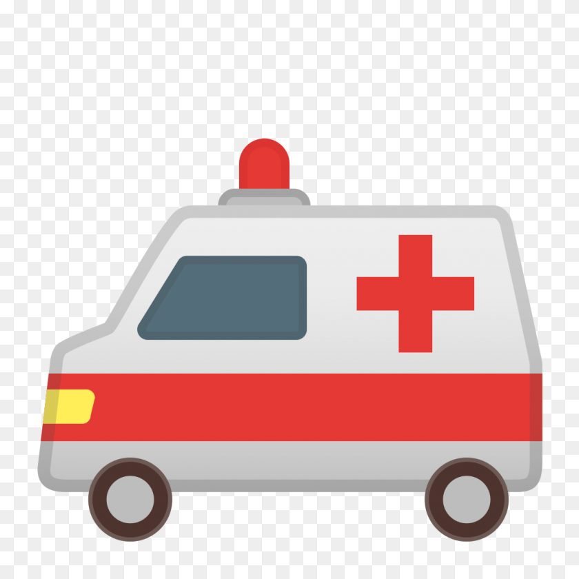 1024x1024 Ambulancia Icono Noto Emoji Lugares De Viaje Iconset De Google - Ambulancia De Imágenes Prediseñadas