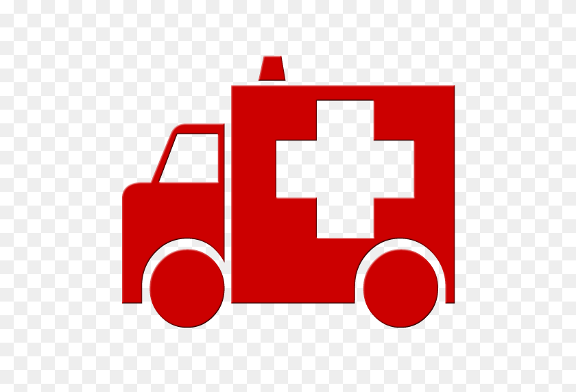 512x512 Ambulance Red Symbol Clipart Image - Ems Clipart
