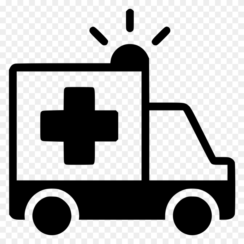 981x980 Ambulancia Camión Hospital Vehículo Emergencia Png Icono Gratis - Hospital Icono Png