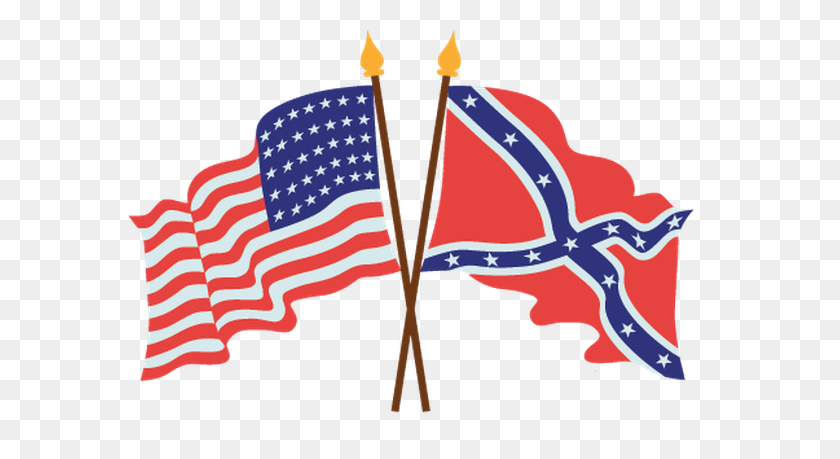 651x399 America Clipart Confederate Flag - Narrow Clipart