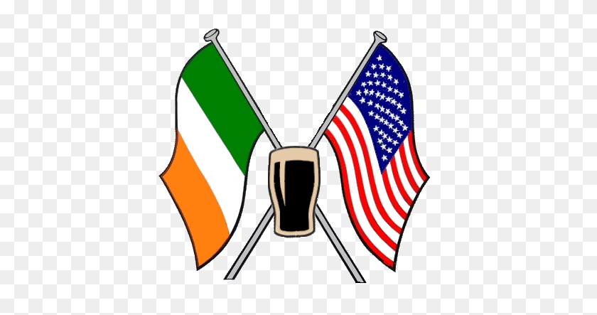 440x383 America Clipart Irish - Independence Clipart