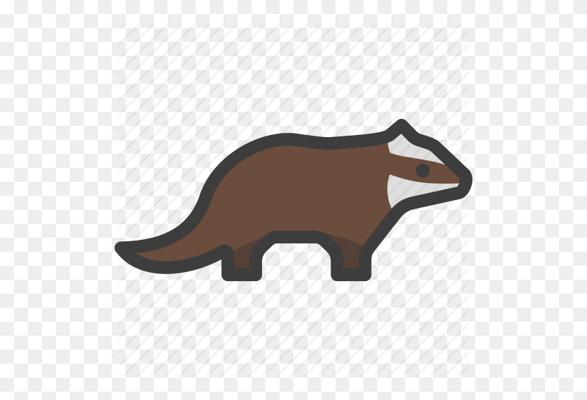 512x512 American, Badger, Honey, Ratel Icon - Badger PNG