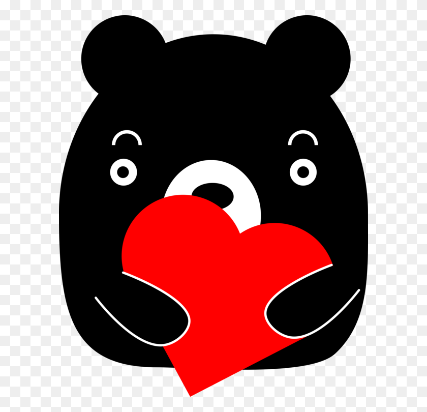608x750 Американский Черный Медведь Бурый Медведь Гигантская Панда Формозский Черный Медведь - Бурый Медведь Бурый Медведь Клипарт