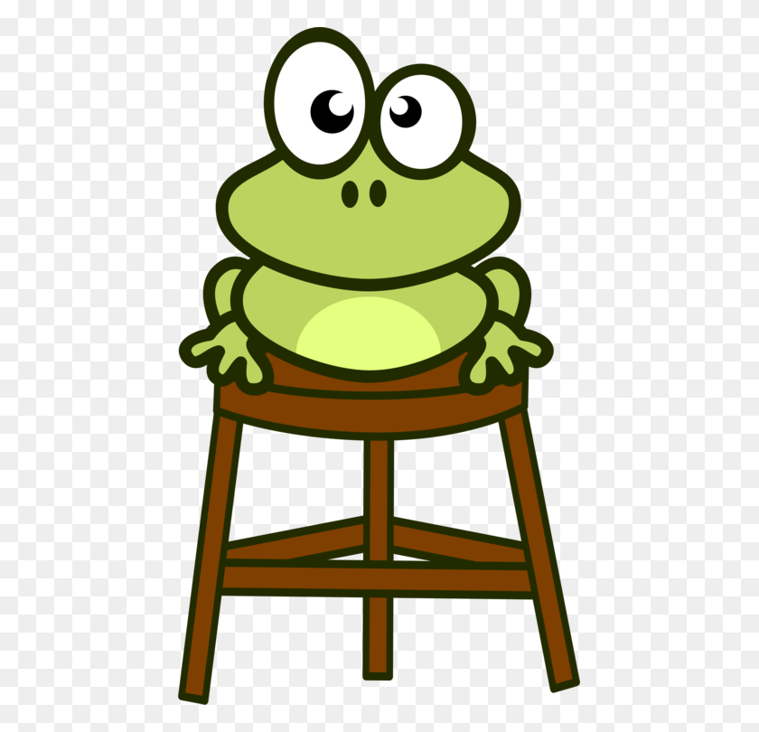 445x750 American Bullfrog Edible Frog Cartoon Drawing - Chair Helper Clipart