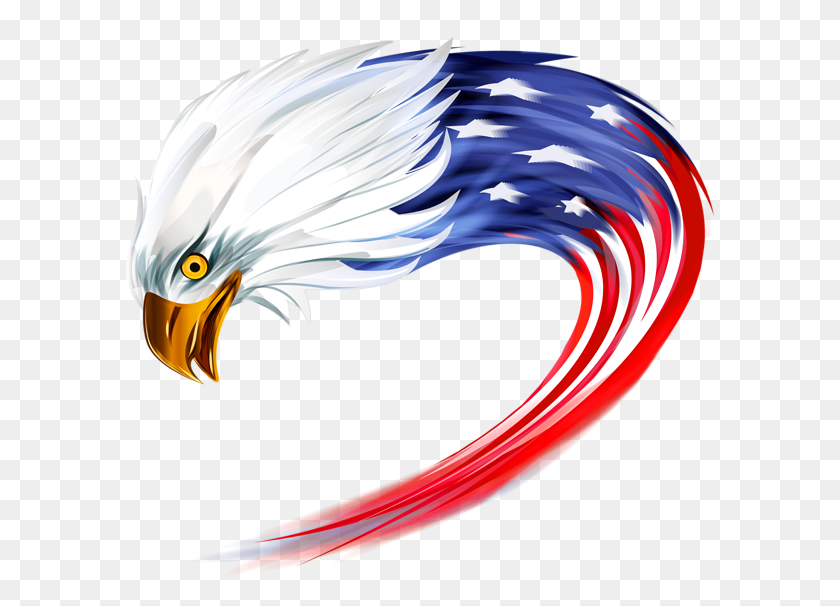 600x546 American Eagle Png - Eagle PNG