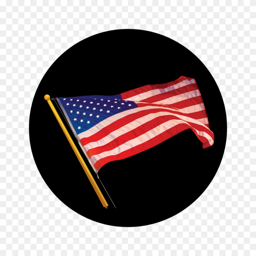 800x800 Bandera Americana - Ondeando La Bandera Americana Png