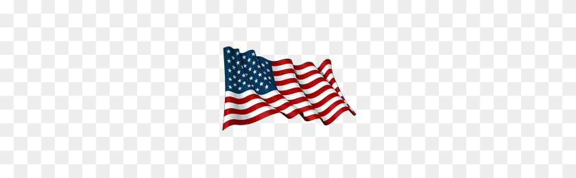 200x200 American Flag Clip Art Png Png Image - Us Flag Clipart PNG