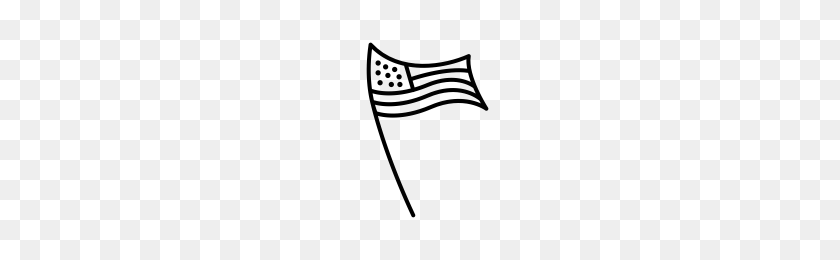 200x200 American Flag Icons Noun Project - American Flag PNG