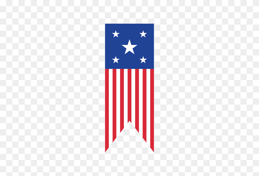 512x512 American Flag Printed Ribbon - American Flag Transparent PNG