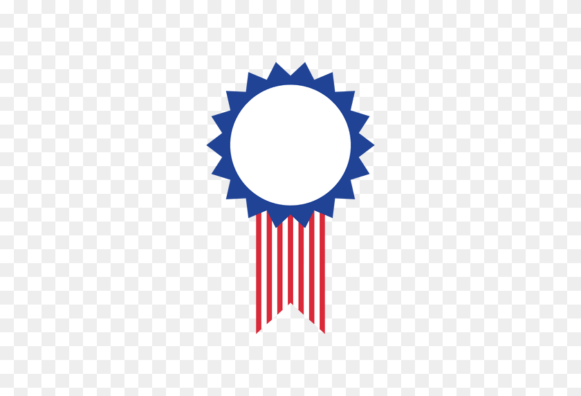 512x512 American Flag Star Badge - American Flag On Pole PNG