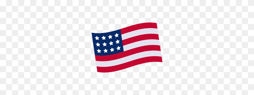 256x256 American Flag Transparent Png Or To Download - Waving American Flag PNG