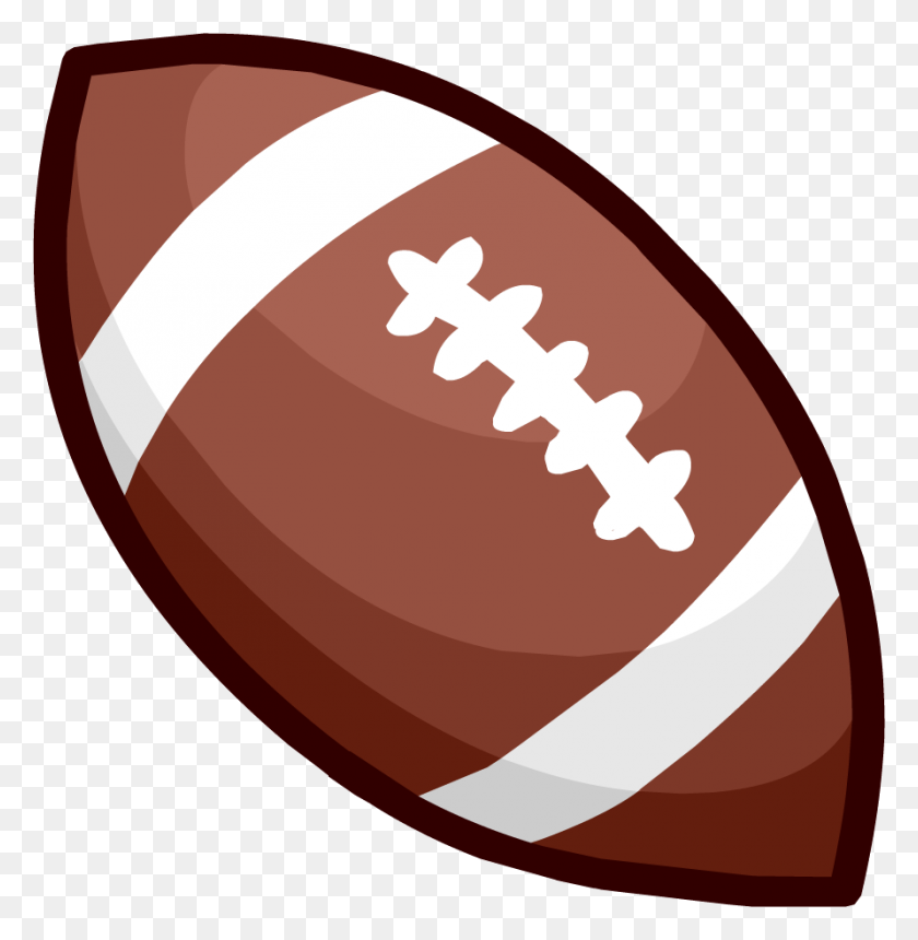 891x914 American Football Ball Clipart Png Image - Rugby Ball Clip Art