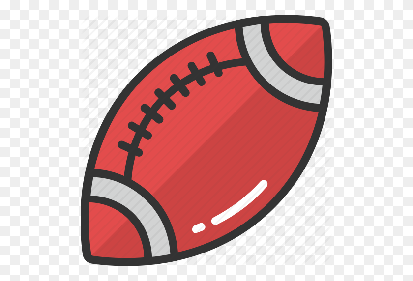 512x512 American Football, Ball, Rugby, Rugby Ball, Sports Icon - Rugby Ball Clip Art