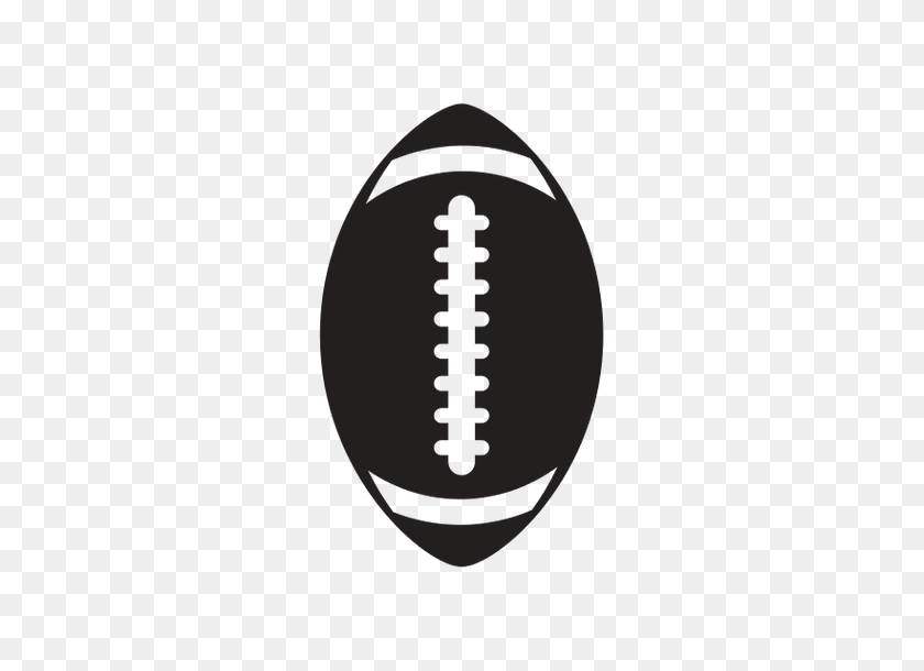 523x550 American Football Ball Silhouette - Football Silhouette PNG