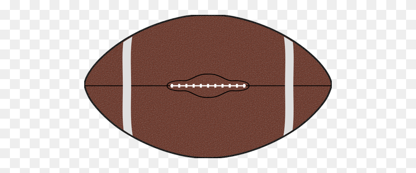 500x290 American Football Ball Vector Clip Art - Rugby Clipart
