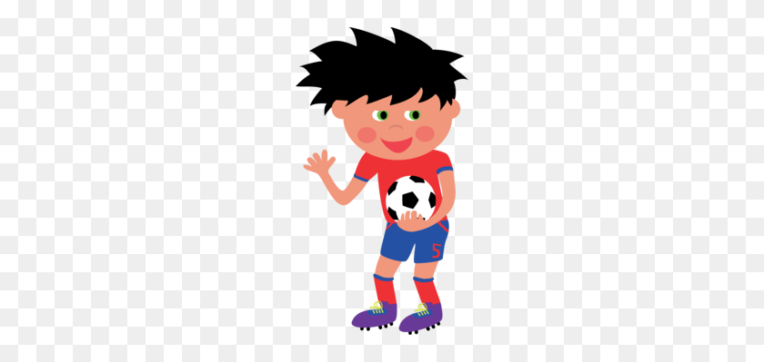 190x339 American Football Drawing Football Player - Kids Playing Soccer Clipart