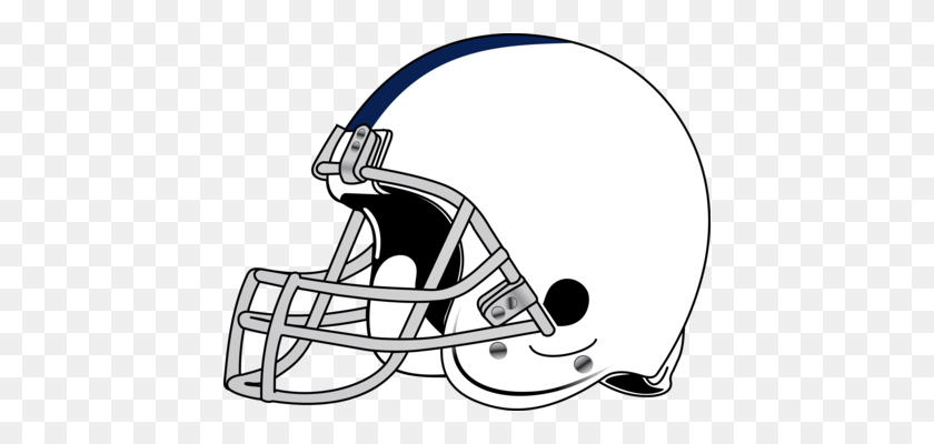 438x340 American Football Nfl Rugby - Nfl Football Helmet Clipart