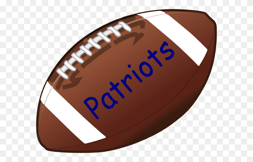 600x478 American Football Png, Clip Art For Web - Football With Heart Clipart