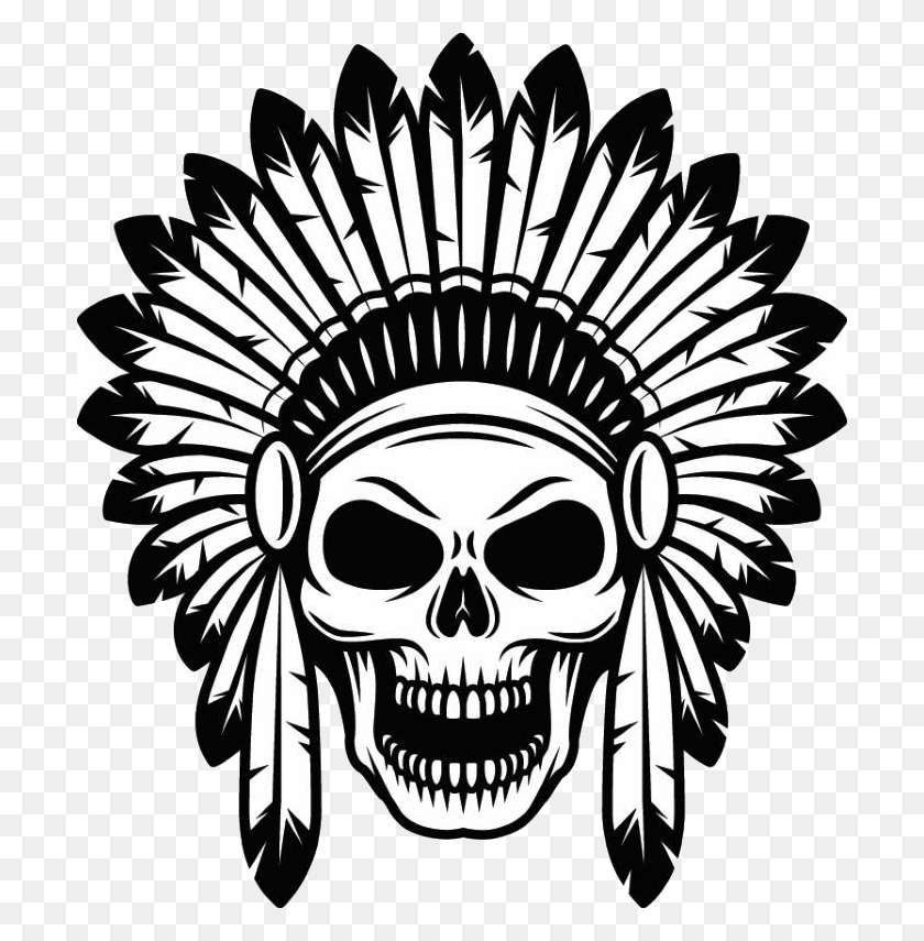 700x795 American Indians Png Image - Indigenous Clipart