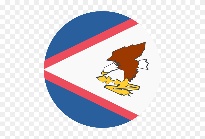 512x512 Флаг Американского Самоа Вектор Значок Смайлики Бесплатно Скачать Векторные Логотипы - Американский Флаг Смайлики Png