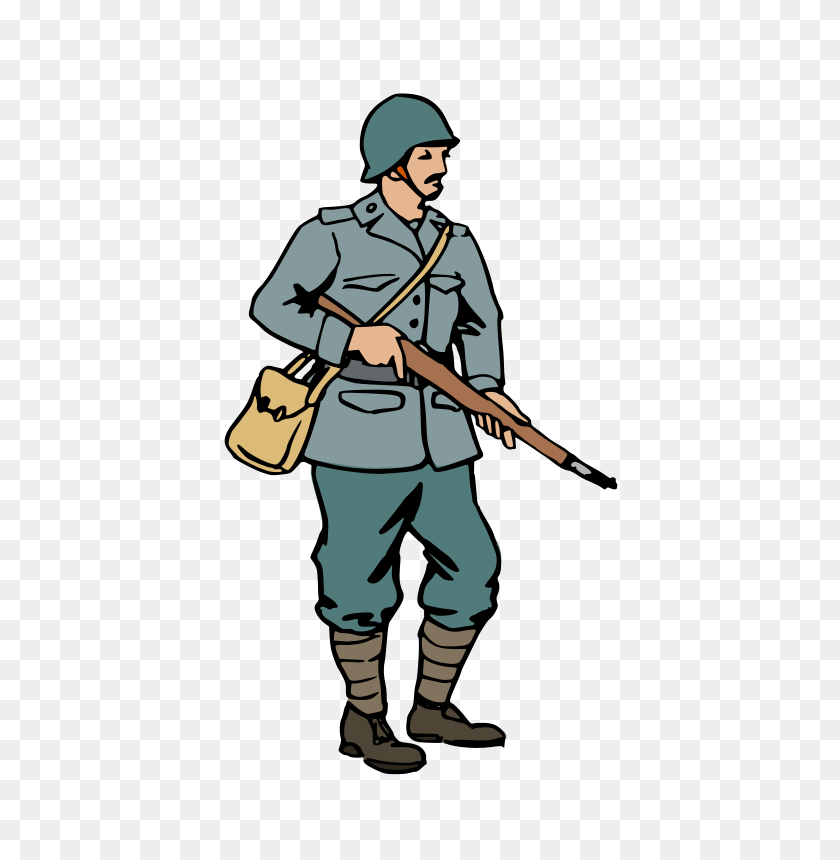 566x800 American Soldier Cliparts - Soldier Saluting Clipart
