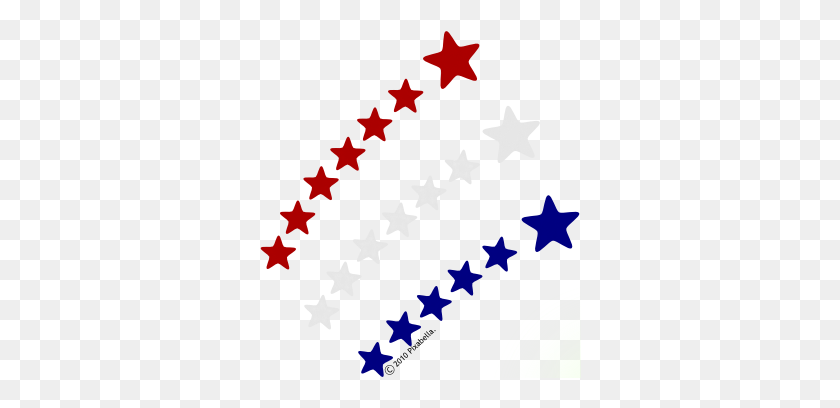322x348 Американские Звезды Изображение Милый Клипарт - Американский Флаг Клипарт