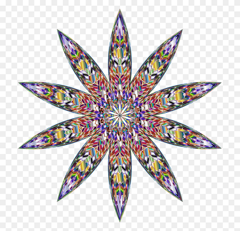 713x750 Звездный Кристалл Аметист Меркаба - Сверхновая Клипарт
