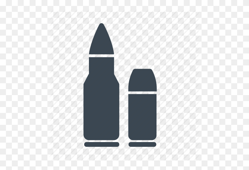 512x512 Боеприпасы, Боеприпасы, Военные, Значок Пистолета - Боеприпасы Png