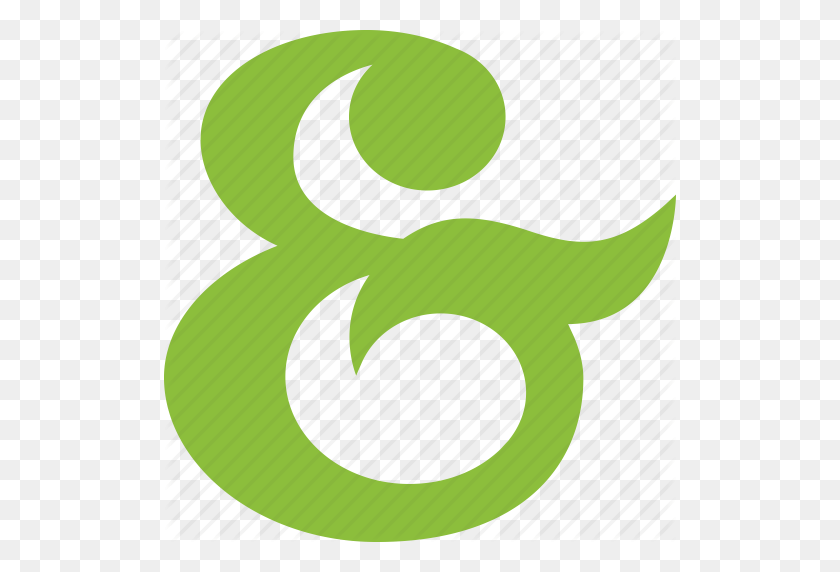512x512 Ampersand, And, Lettering, Typography Icon - Ampersand PNG