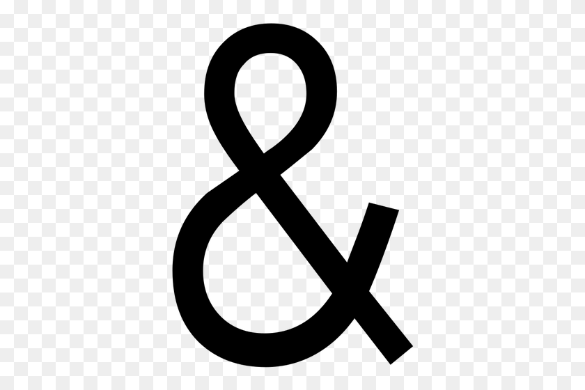 353x500 Ampersand Clipart Black And White - School Bus Clipart Black And White