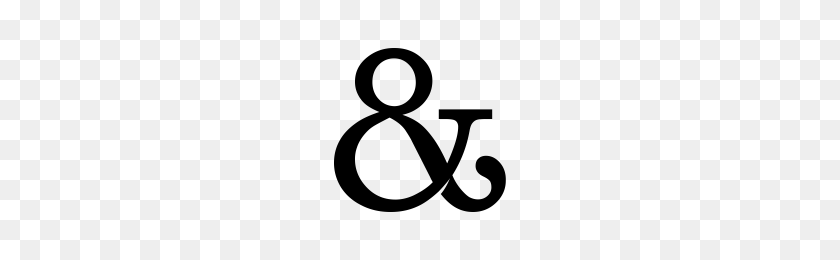 200x200 Ampersand Icons Noun Project - Ampersand PNG