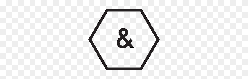 242x209 Ampersand In Hexagon - Ampersand PNG