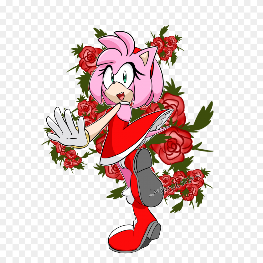 1500x1500 Amy Rose Haha Get It Sonicthehedgehog - Amy Rose PNG