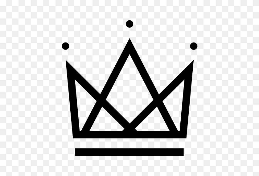 512x512 Корона, Корона, Король Иконка В Png И Векторном Формате Бесплатно - Король Корона Черно-Белый Клипарт