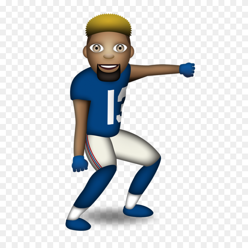 nfl touchdown emoji