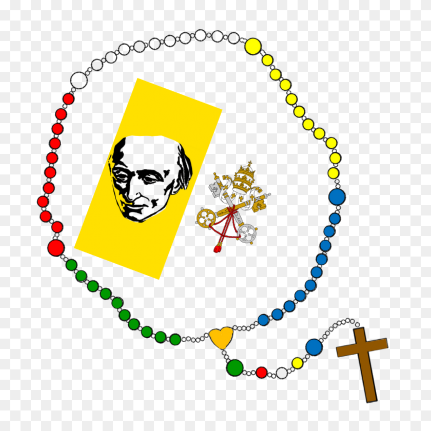 800x800 An October With Pope Francis A Rosary A Day We Are A Mission - Rosary PNG