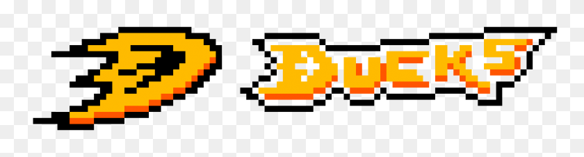 890x190 Anaheim Ducks Logo Pixel Art Maker - Anaheim Ducks Logo PNG