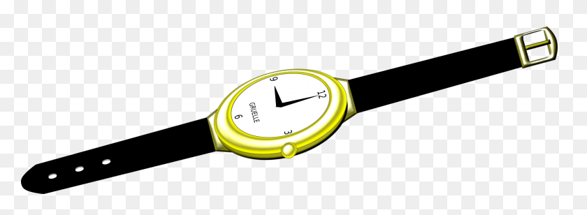 2353x750 Аналоговые Часы Luneta Bezel Clock - Наручные Часы Clipart